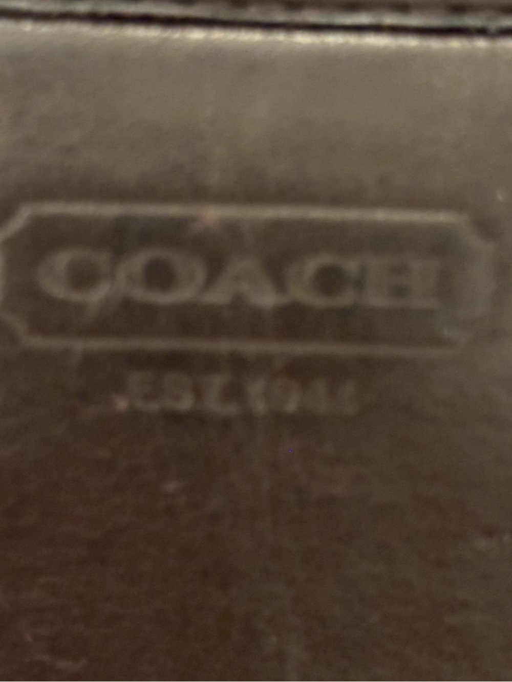 Coach Dark Brown Leather Wallet - Picture 10 of 10